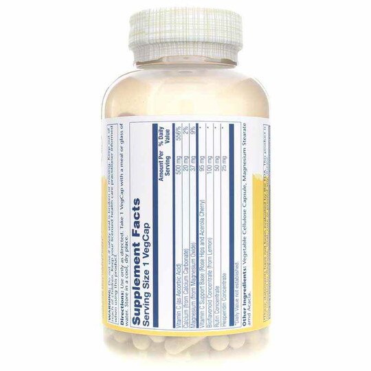 Vitamin C 500 Mg Buffered with Bioflavonoid Concentrate, SLR